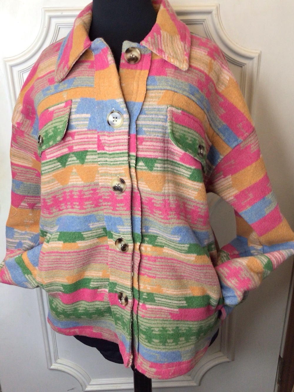Southwestern print shaved Size M NEW